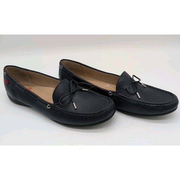 Marc Joseph New York Diana St Flat Slip-On Moc toe Faux Lace Loafers Leather 12 - Picture 5 of 12